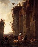 Nicolaes Pietersz. Berchem Ruins in Italy oil